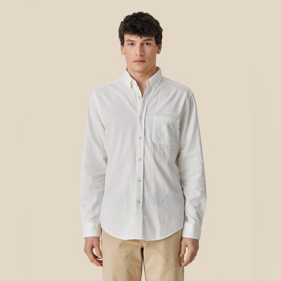 Portuguese Flannel - Seersucker Shirt - Atlantico - Picture 5 of 5